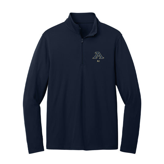 Akron - NCAA Men's Basketball : Ali Ali - Lightweight Quarter Zip Jacket-0