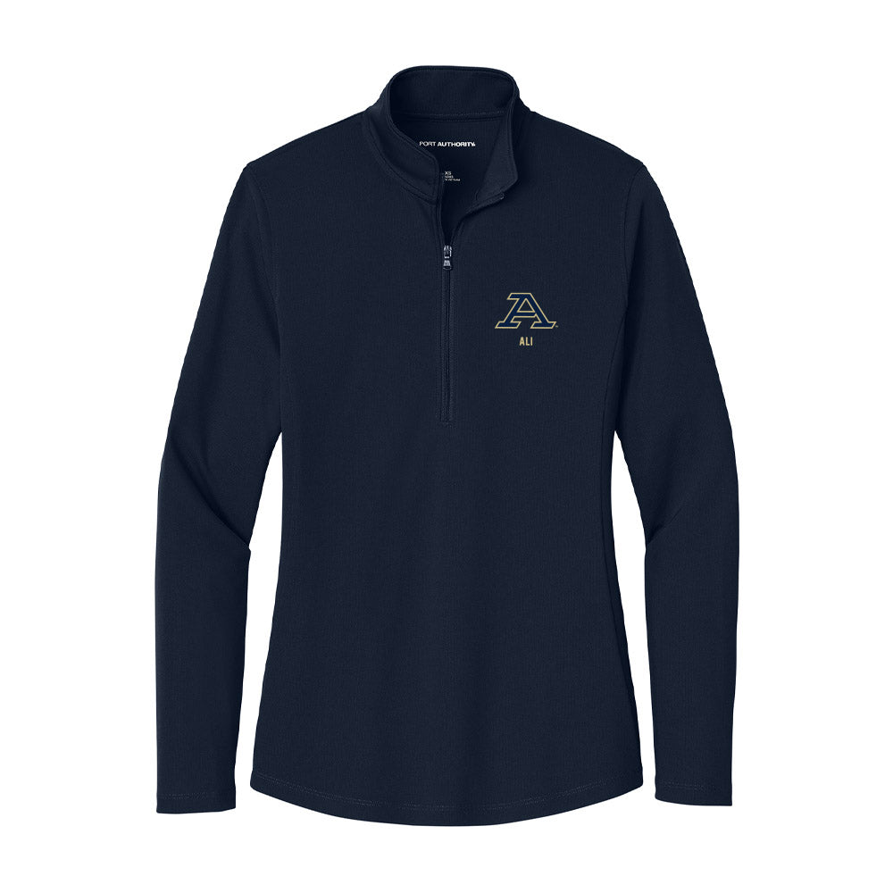 Akron - NCAA Men's Basketball : Ali Ali - Women's Lightweight Quarter Zip Jacket-0