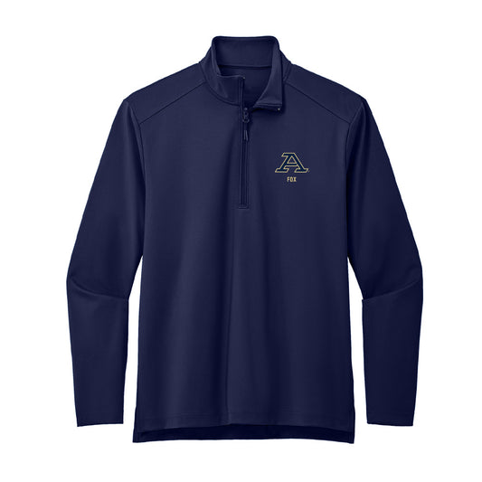 Akron - NCAA Football : Alex Fox - Premium Quarter Zip Jacket-0