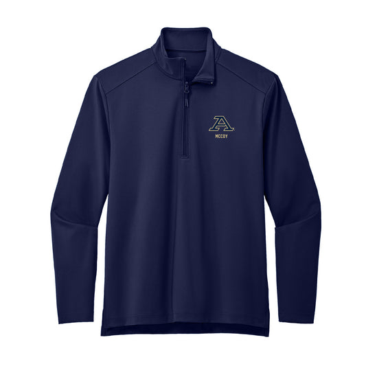 Akron - NCAA Men's Track & Field : Jalen McCoy - Premium Quarter Zip Jacket-0