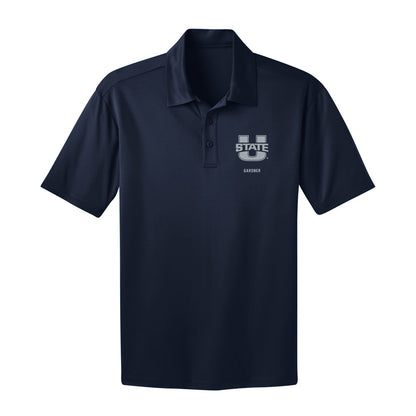 Utah State - NCAA Baseball : Hayden Gardner - Activewear Polo Shirt-1