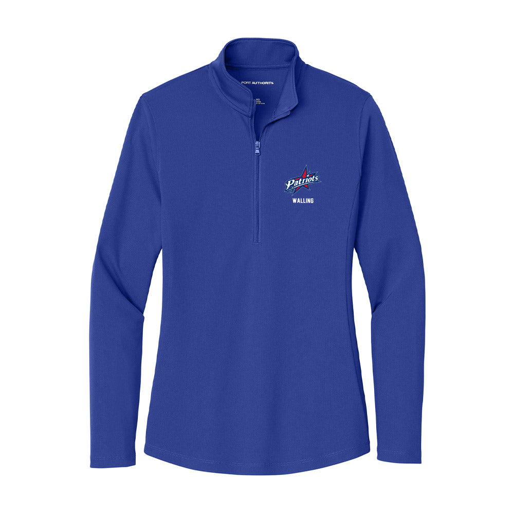 Francis Marion - NCAA Softball : Jenna Walling - Women's Lightweight Quarter Zip Jacket-0