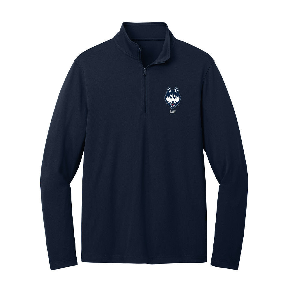 UConn - NCAA Women's Field Hockey : Erin Daly - Lightweight Quarter Zip Jacket-0