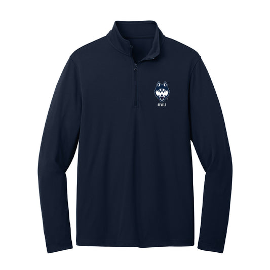UConn - NCAA Football : Tracy Revels - Lightweight Quarter Zip Jacket-0
