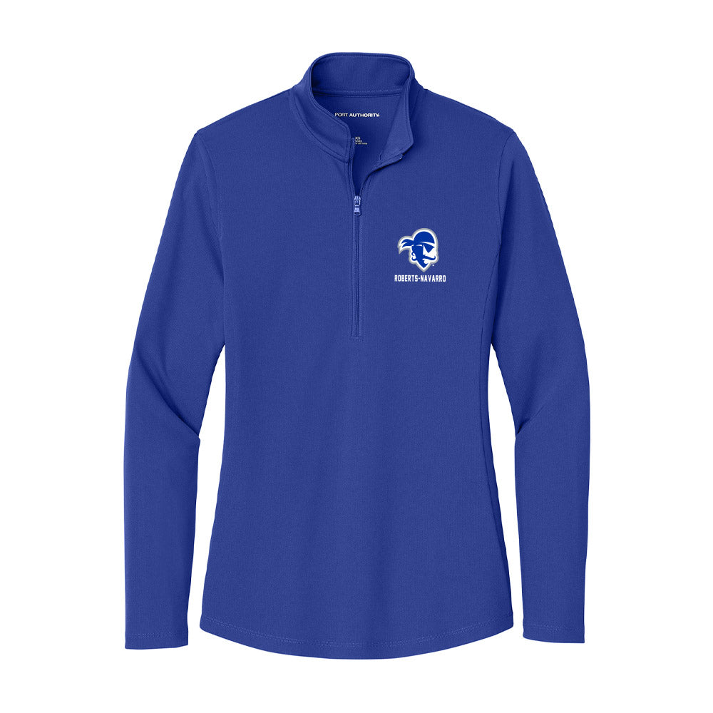 Seton Hall - NCAA Women's Volleyball : Senna Roberts-Navarro - Women's Lightweight Quarter Zip Jacket-0