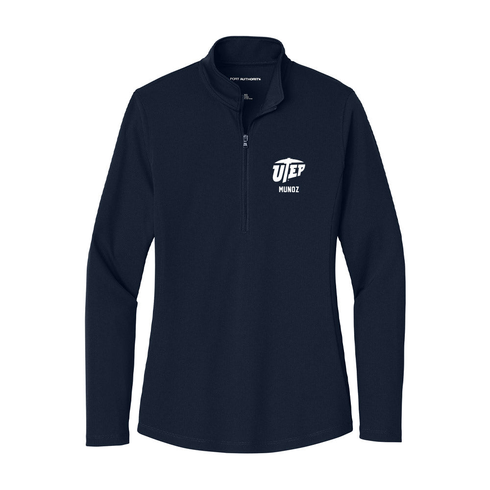 UTEP - NCAA Softball : Iliana Munoz - Women's Lightweight Quarter Zip Jacket-0