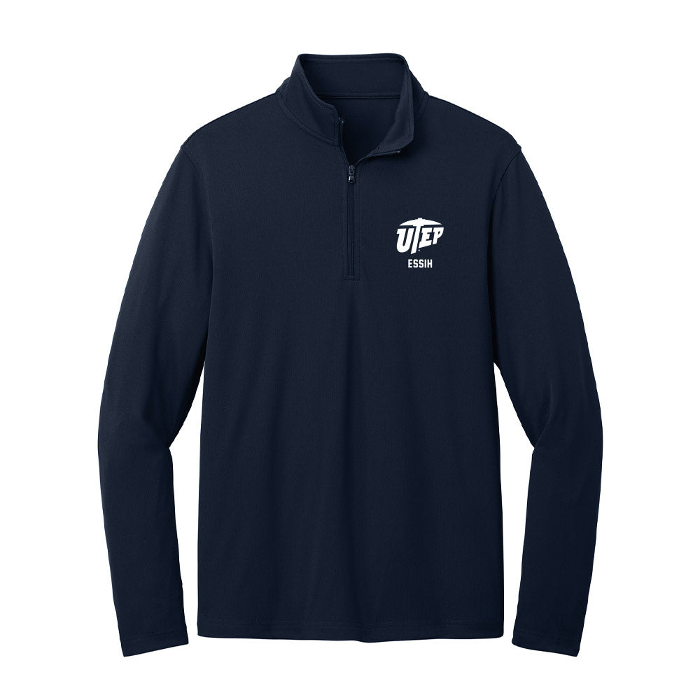 UTEP - NCAA Football : Zachary Essih - Lightweight Quarter Zip Jacket-0