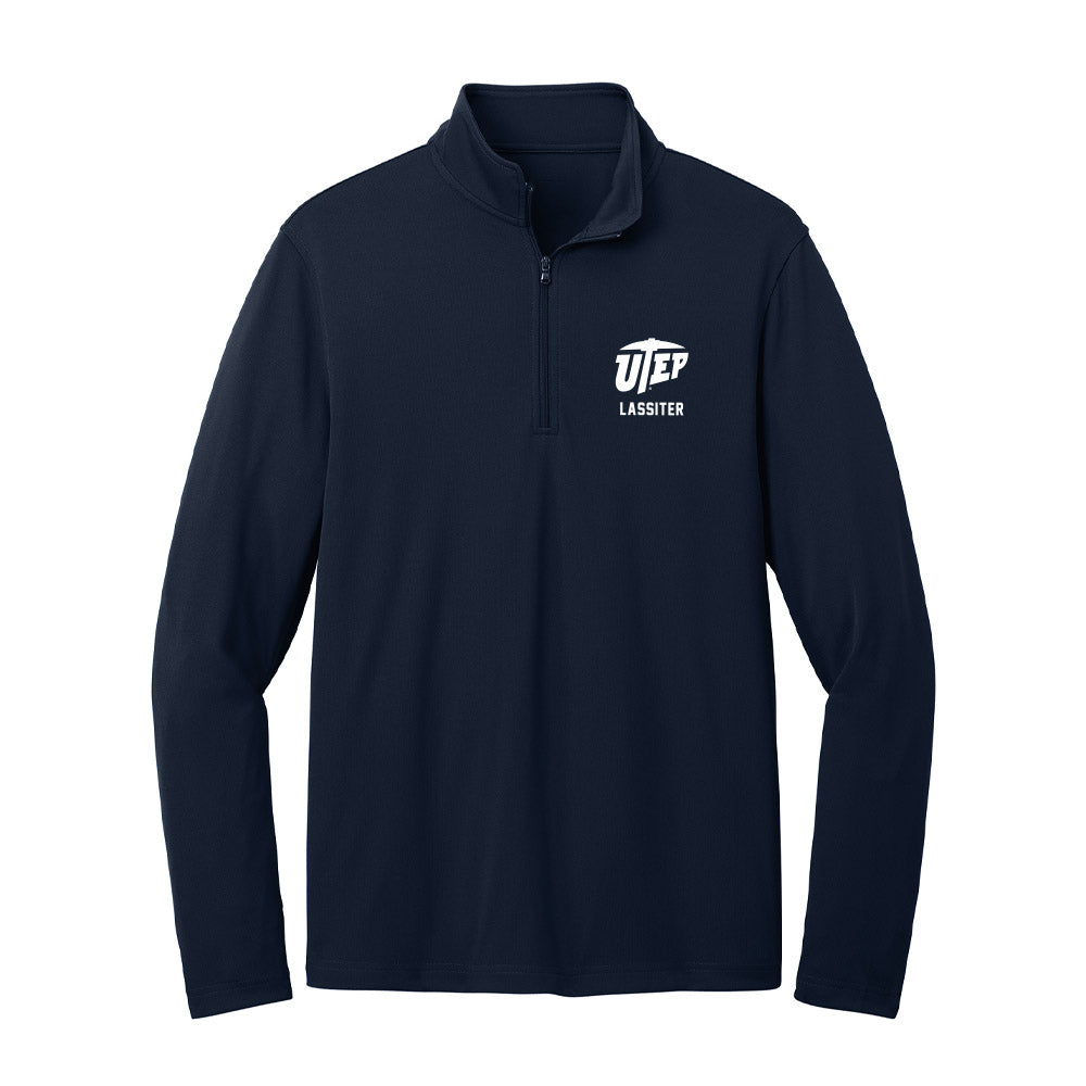 UTEP - NCAA Softball : Paige Lassiter - Lightweight Quarter Zip Jacket-0