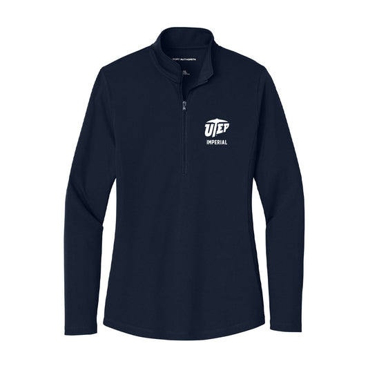 UTEP - NCAA Women's Volleyball : Jordan Imperial - Women's Lightweight Quarter Zip Jacket-0