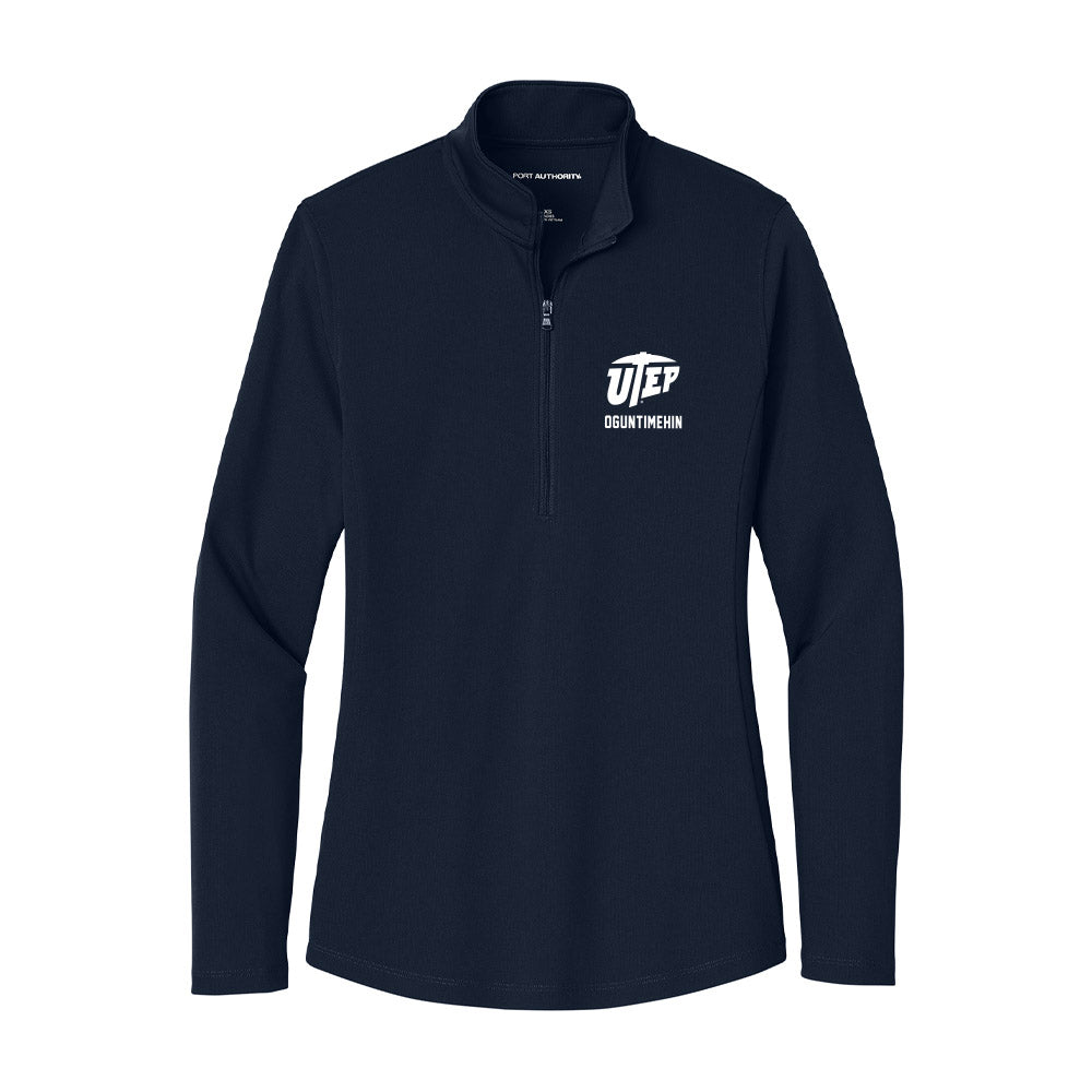 UTEP - NCAA Women's Volleyball : Luvina Oguntimehin - Women's Lightweight Quarter Zip Jacket-0