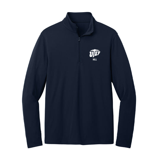 UTEP - NCAA Women's Volleyball : Madison Hill - Lightweight Quarter Zip Jacket-0