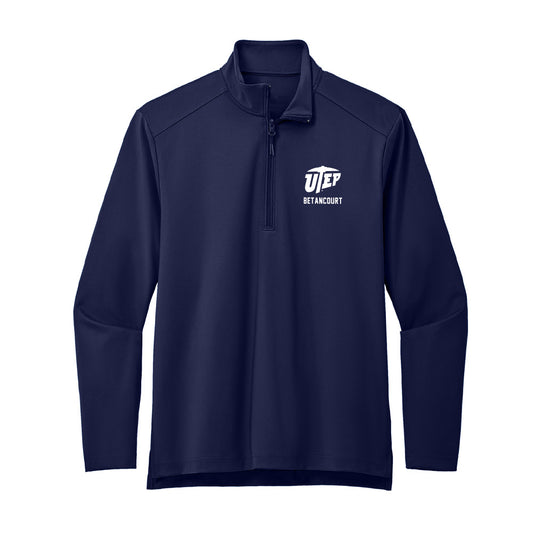 UTEP - NCAA Softball : Aaliyah Betancourt - Premium Quarter Zip Jacket-0