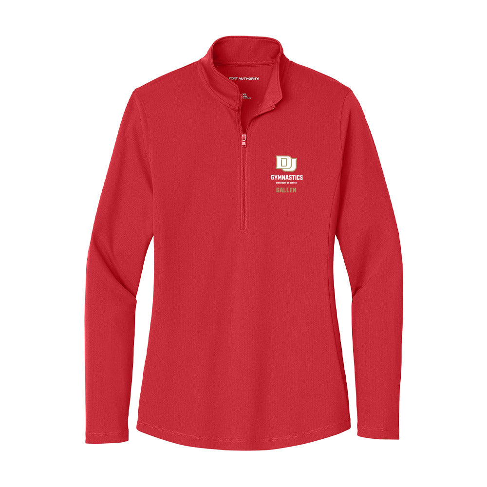 DU - NCAA Women's Gymnastics : Ashley Gallen - Women's Lightweight Quarter Zip Jacket-0