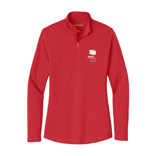 DU - NCAA Women's Soccer : Audrey Miller - Women's Lightweight Quarter Zip Jacket-0