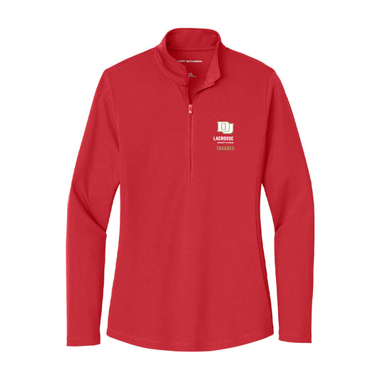 DU - NCAA Men's Lacrosse : Justin Tavares - Women's Lightweight Quarter Zip Jacket-0