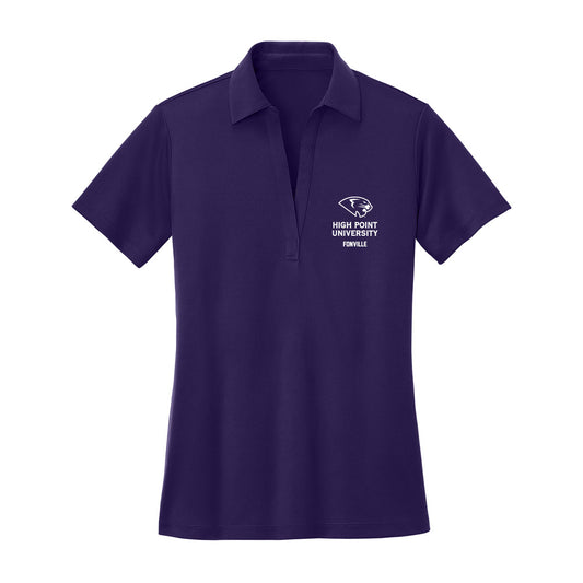 High Point - NCAA Men's Basketball : David Fonville - Women's Activewear Polo Shirt-0