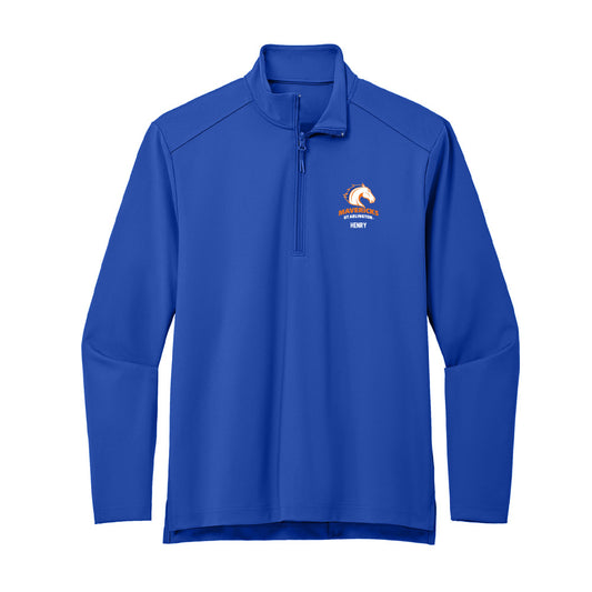 Texas Arlington - NCAA Baseball : Zach Henry - Premium Quarter Zip Jacket-0