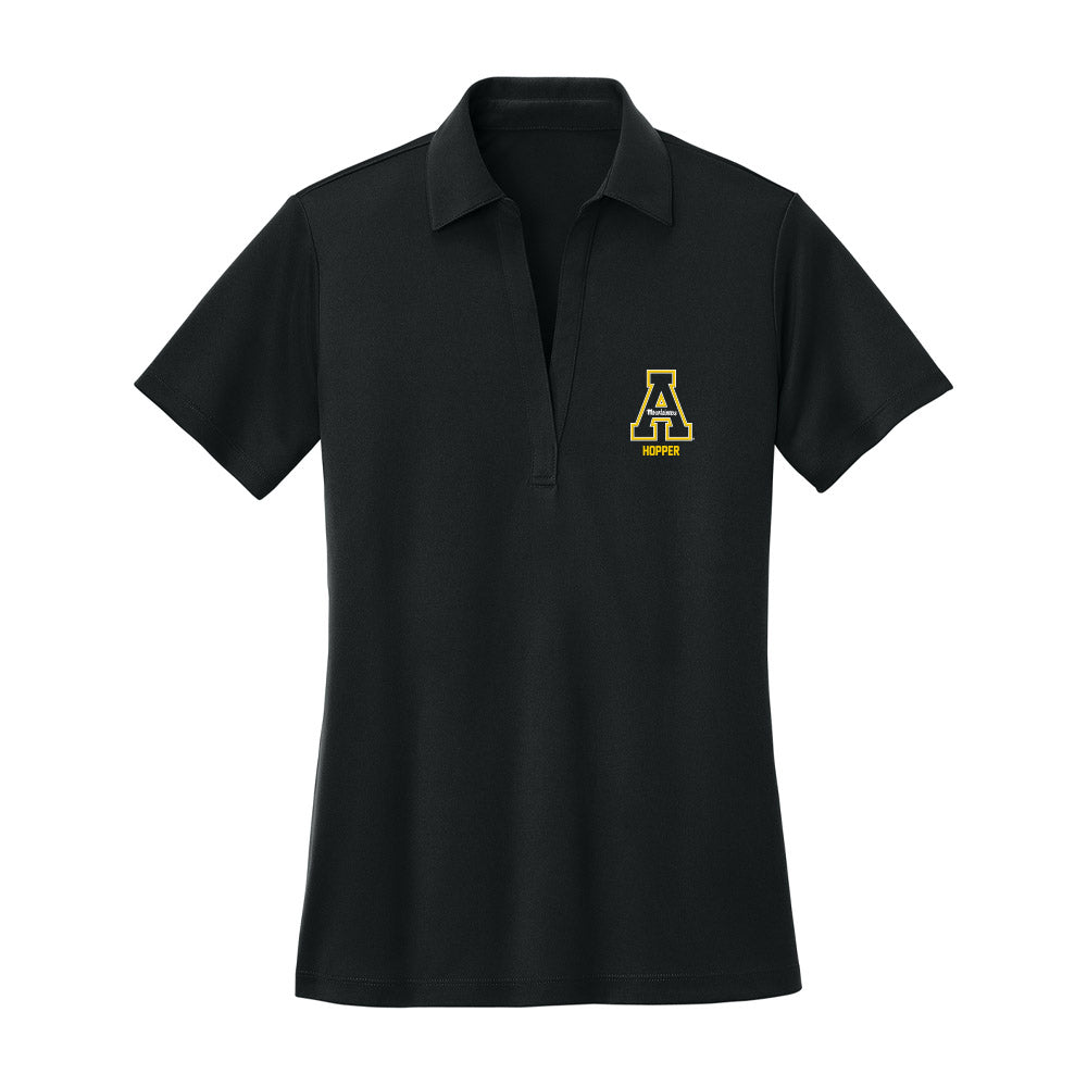 App State - NCAA Football : Santana Hopper - Women's Activewear Polo Shirt-0