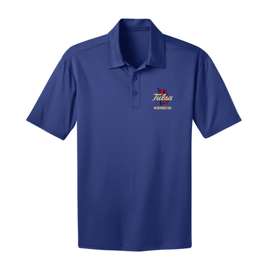 Tulsa - NCAA Men's Soccer : Trajan Wormington - Activewear Polo Shirt-0