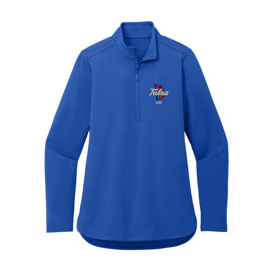 Tulsa - NCAA Football : Josh Love - Women's Premium Quarter Zip Jacket-0