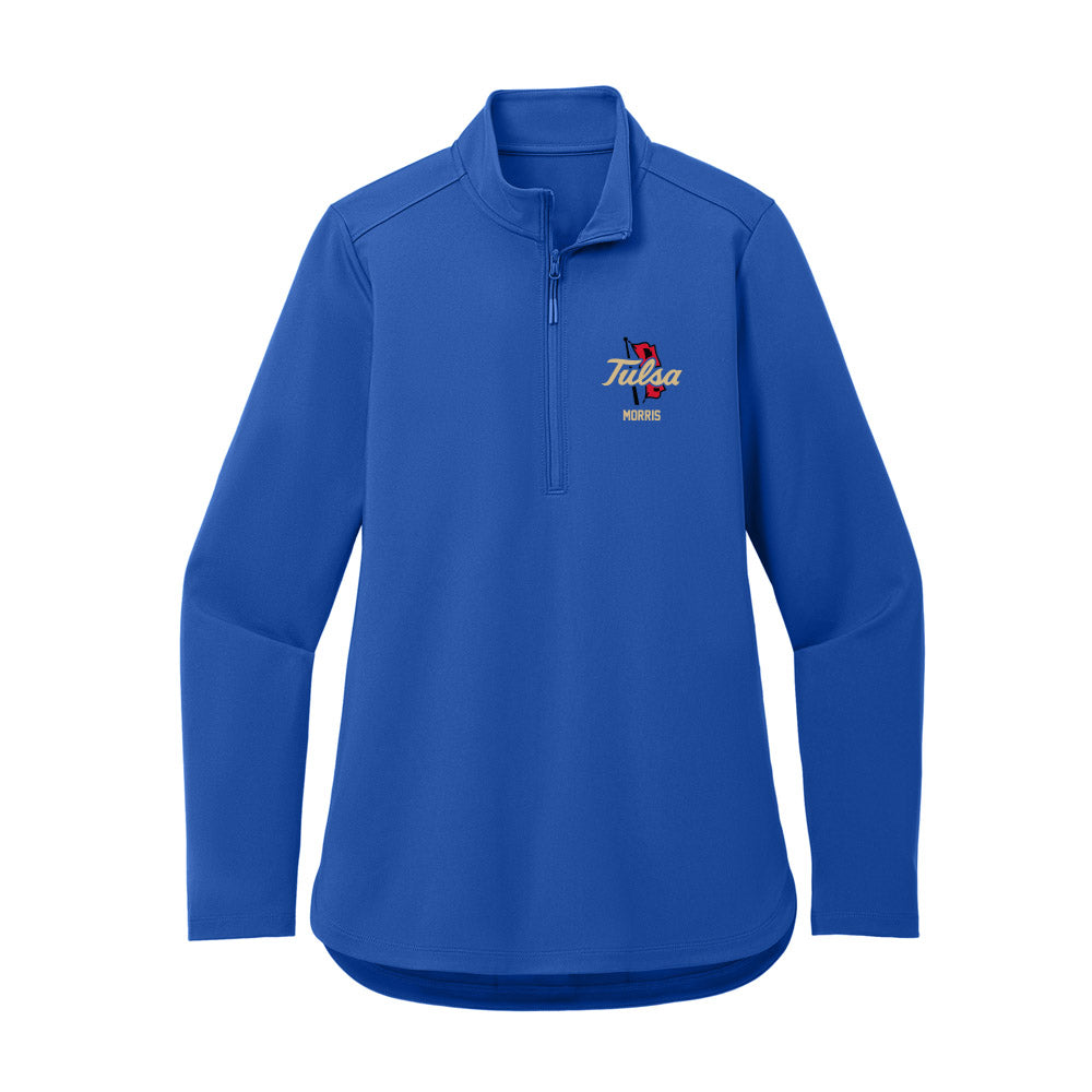 Tulsa - NCAA Football : Will Morris - Women's Premium Quarter Zip Jacket-0