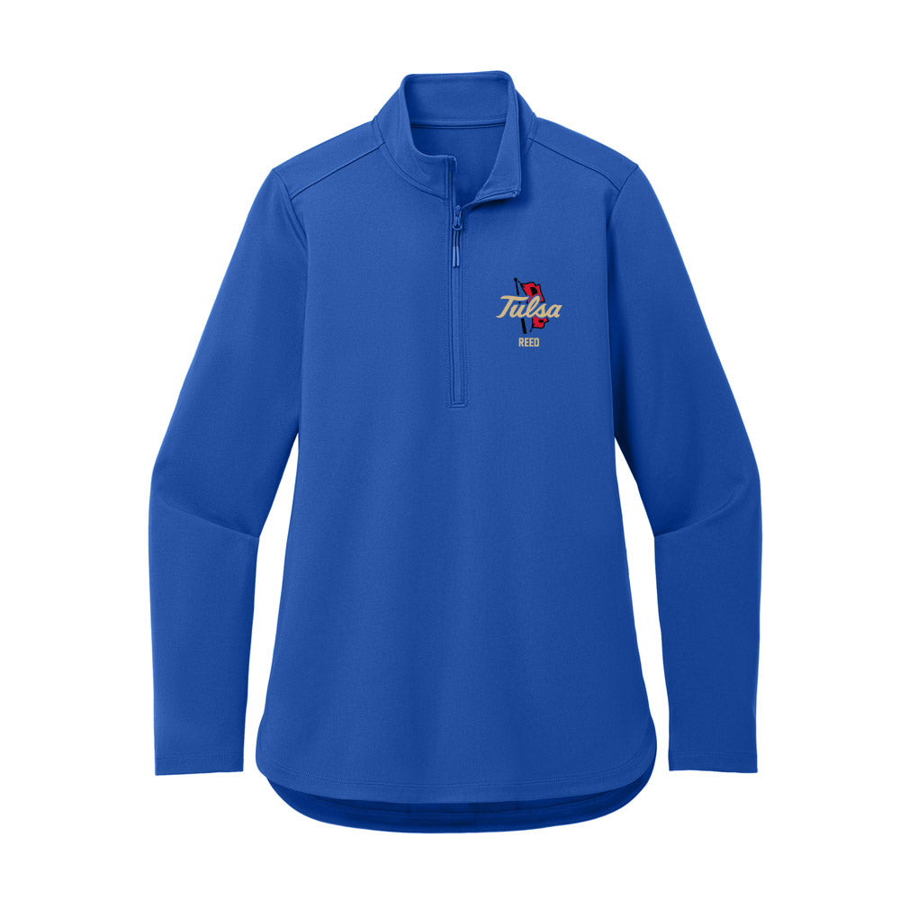 Tulsa - NCAA Men's Basketball : Matt Reed - Women's Premium Quarter Zip Jacket-0