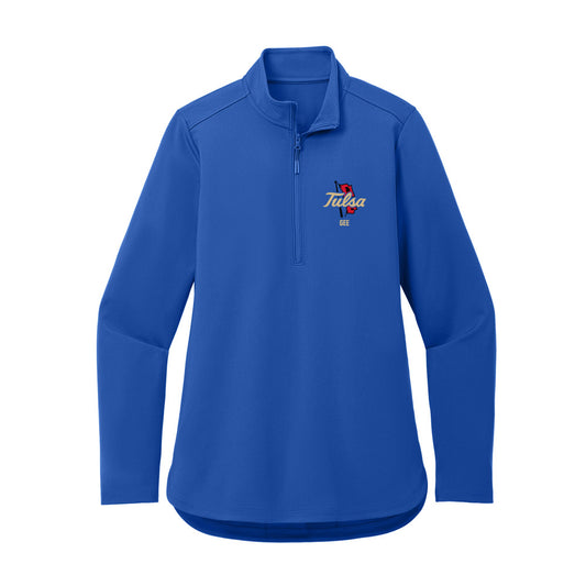 Tulsa - NCAA Football : Donnell Gee - Women's Premium Quarter Zip Jacket-0