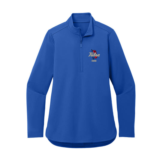 Tulsa - NCAA Women's Basketball : Brynn Eshoo - Women's Premium Quarter Zip Jacket-0