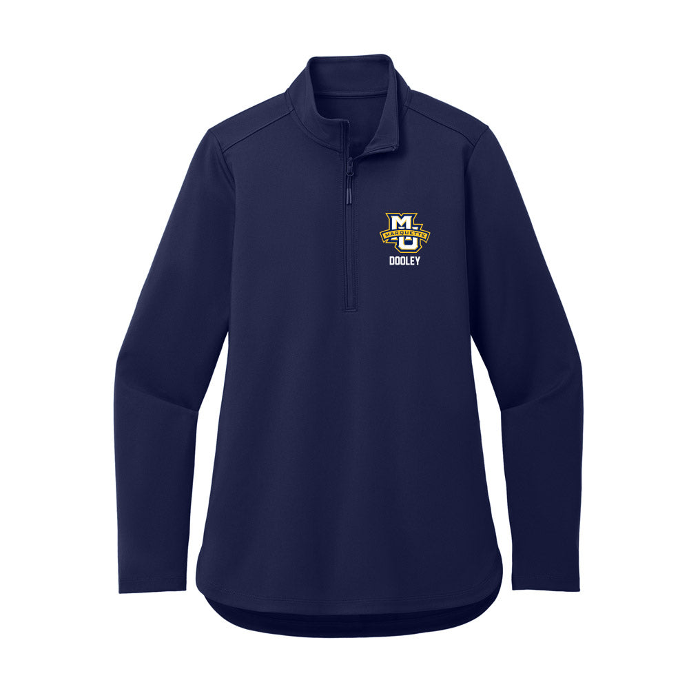 Marquette - NCAA Women's Lacrosse : Maeve Dooley - Women's Premium Quarter Zip Jacket-0