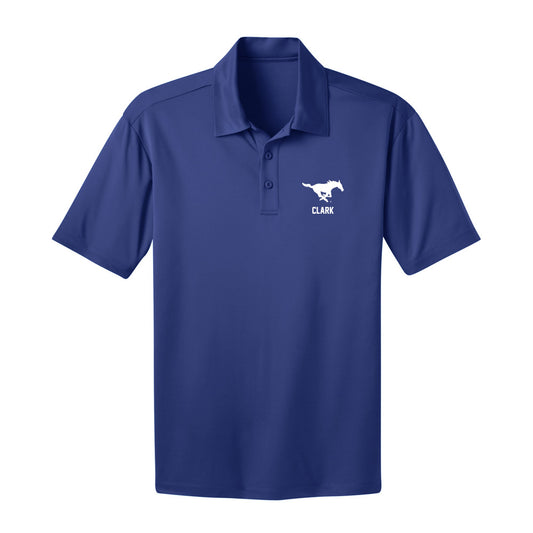 SMU - NCAA Men's Tennis : Callaway Clark - Activewear Polo Shirt-0