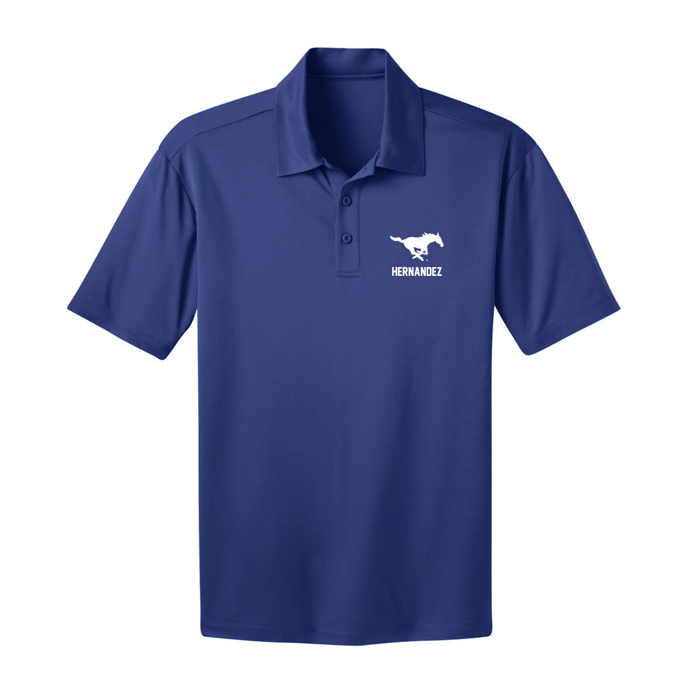 SMU - NCAA Football : Zach Hernandez - Activewear Polo Shirt-0