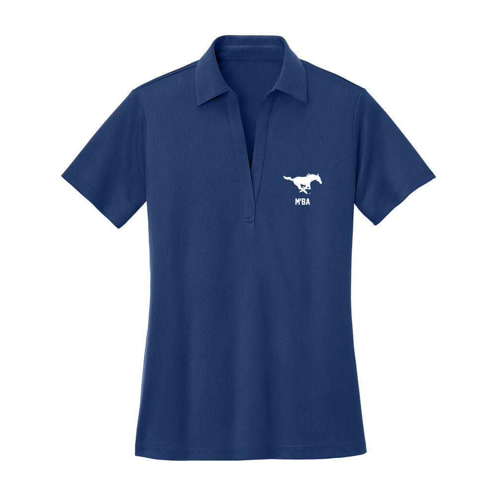 SMU - NCAA Football : Jeffrey M'ba - Women's Activewear Polo Shirt-0