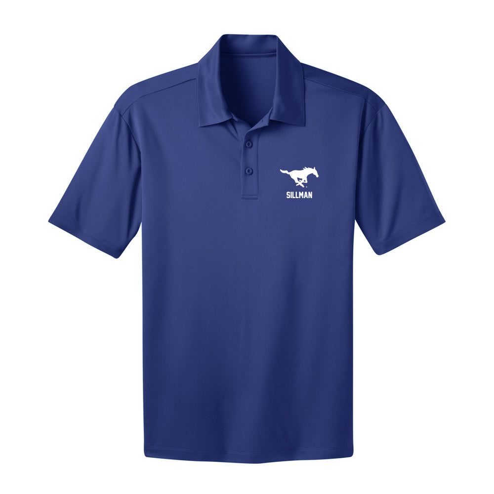 SMU - NCAA Men's Tennis : Kyle Sillman - Activewear Polo Shirt-0