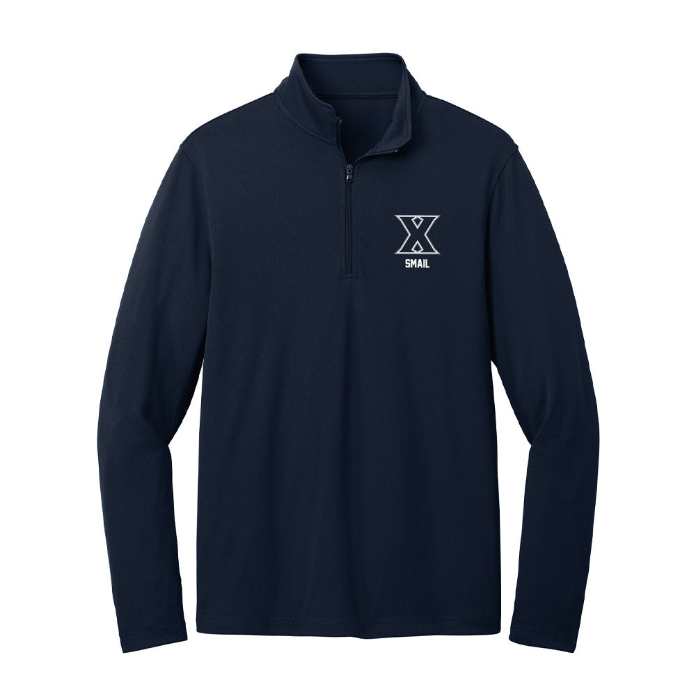 Xavier - NCAA Baseball : Dawson Smail - Lightweight Quarter Zip Jacket-0