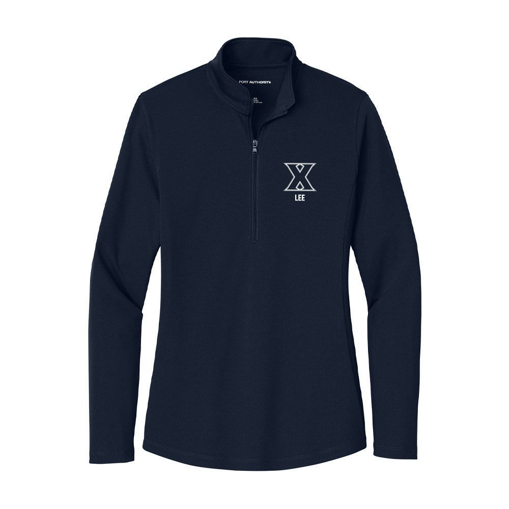 Xavier - NCAA Men's Soccer : Gun Lee - Women's Lightweight Quarter Zip Jacket-0