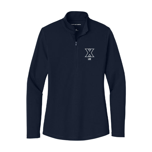 Xavier - NCAA Men's Soccer : Gun Lee - Women's Lightweight Quarter Zip Jacket-0