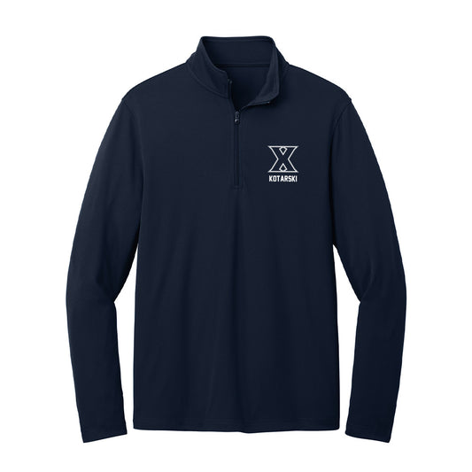 Xavier - NCAA Men's Tennis : alex kotarski - Lightweight Quarter Zip Jacket-0