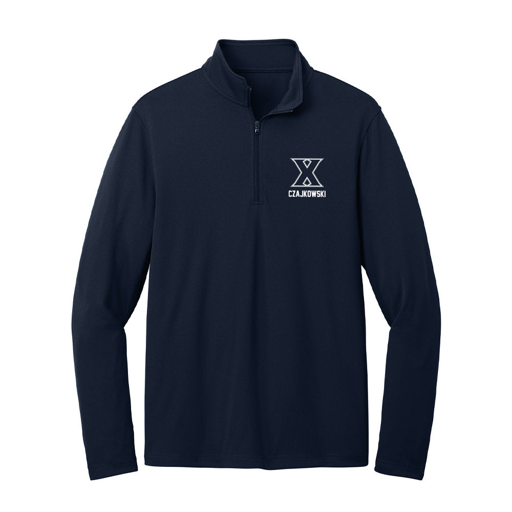 Xavier - NCAA Women's Volleyball : Elouise Czajkowski - Lightweight Quarter Zip Jacket-0