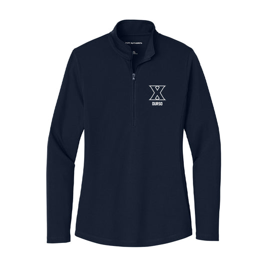 Xavier - NCAA Men's Soccer : Ryan Durso - Women's Lightweight Quarter Zip Jacket-0