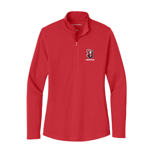 Seattle - NCAA Men's Basketball : John Christofilis - Women's Lightweight Quarter Zip Jacket-0