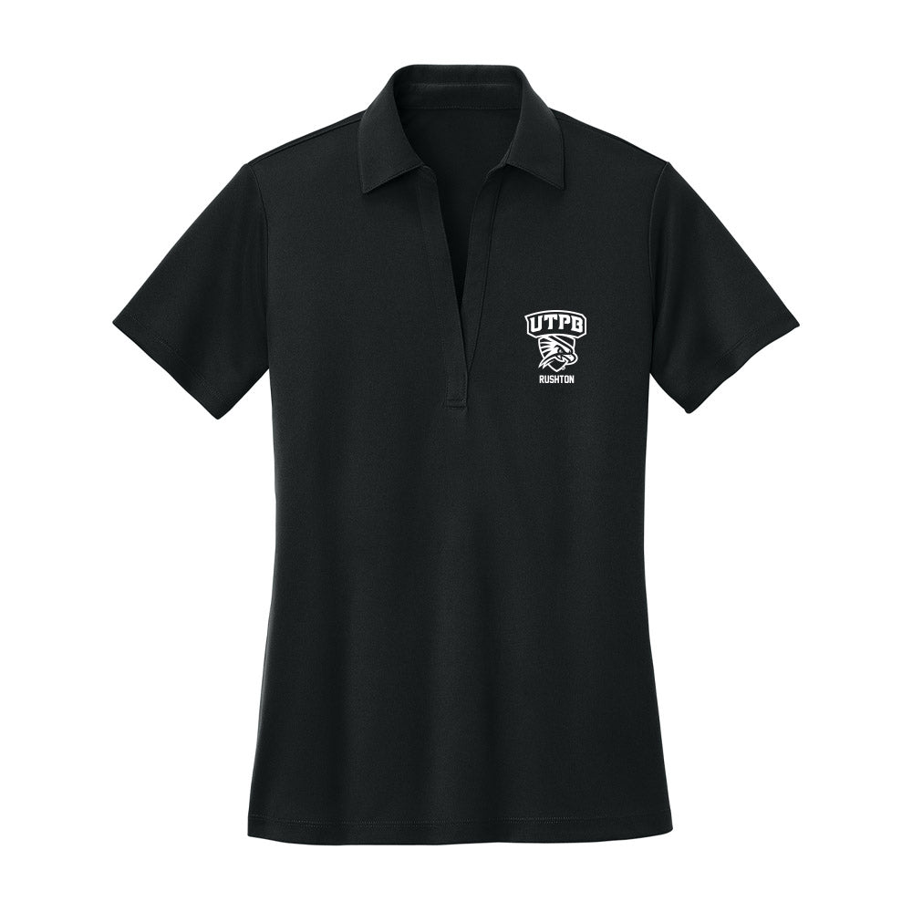 UTPB - NCAA Women's Basketball : Taysha Rushton - Women's Activewear Polo Shirt-0