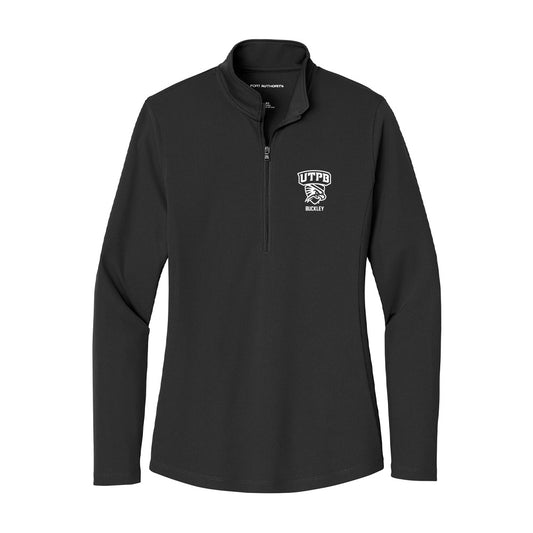 UTPB - NCAA Women's Basketball : Mikalah Buckley - Women's Lightweight Quarter Zip Jacket-0