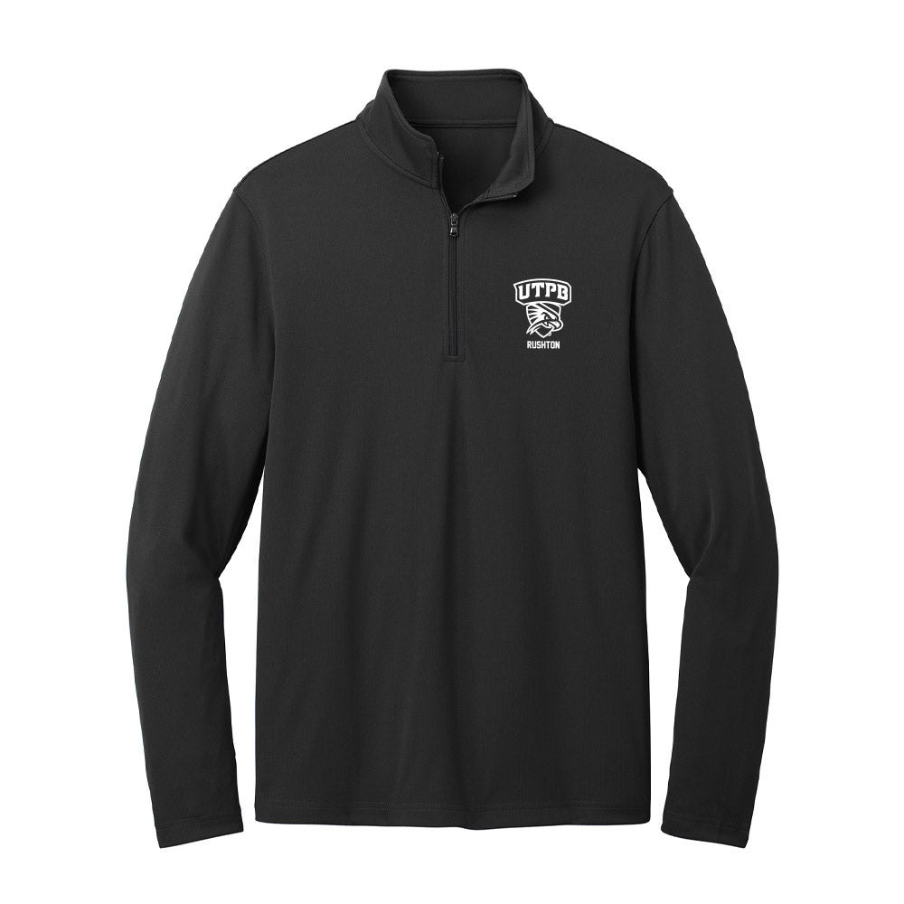 UTPB - NCAA Women's Basketball : Taysha Rushton - Lightweight Quarter Zip Jacket-0