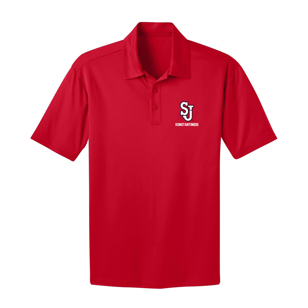 St. Johns - NCAA Men's Basketball : Fotis Konstantinidis - Activewear Polo Shirt-0