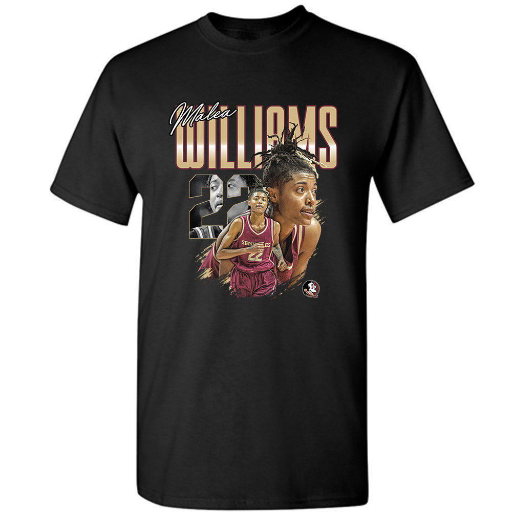 FSU - NCAA Women's Basketball : Malea Williams - T-Shirt-0