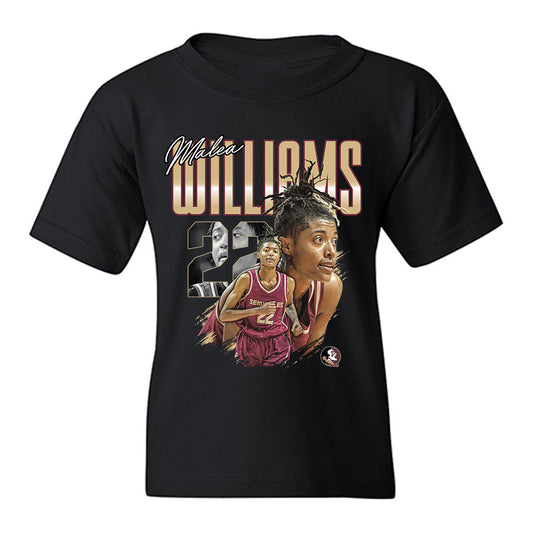 FSU - NCAA Women's Basketball : Malea Williams - Youth T-Shirt-0