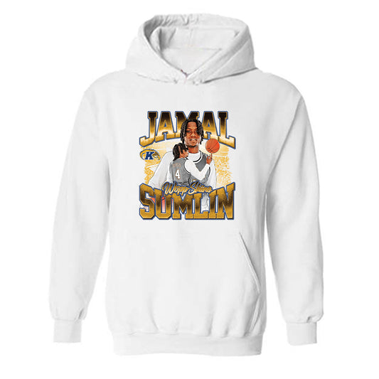Kent State - NCAA Men's Basketball : Jamal Sumlin - Player Collage Hooded Sweatshirt-0