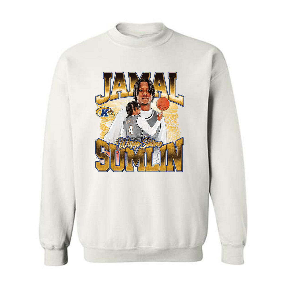 Kent State - NCAA Men's Basketball : Jamal Sumlin - Player Collage Crewneck Sweatshirt-0
