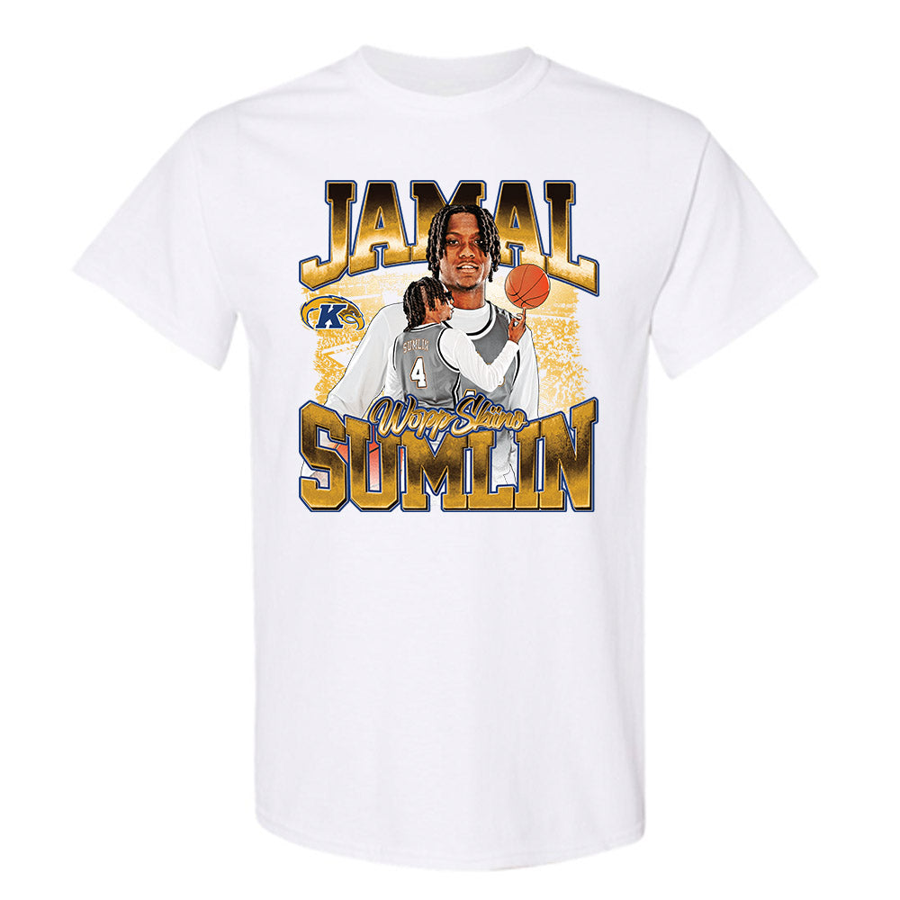 Kent State - NCAA Men's Basketball : Jamal Sumlin - Player Collage T-Shirt-0