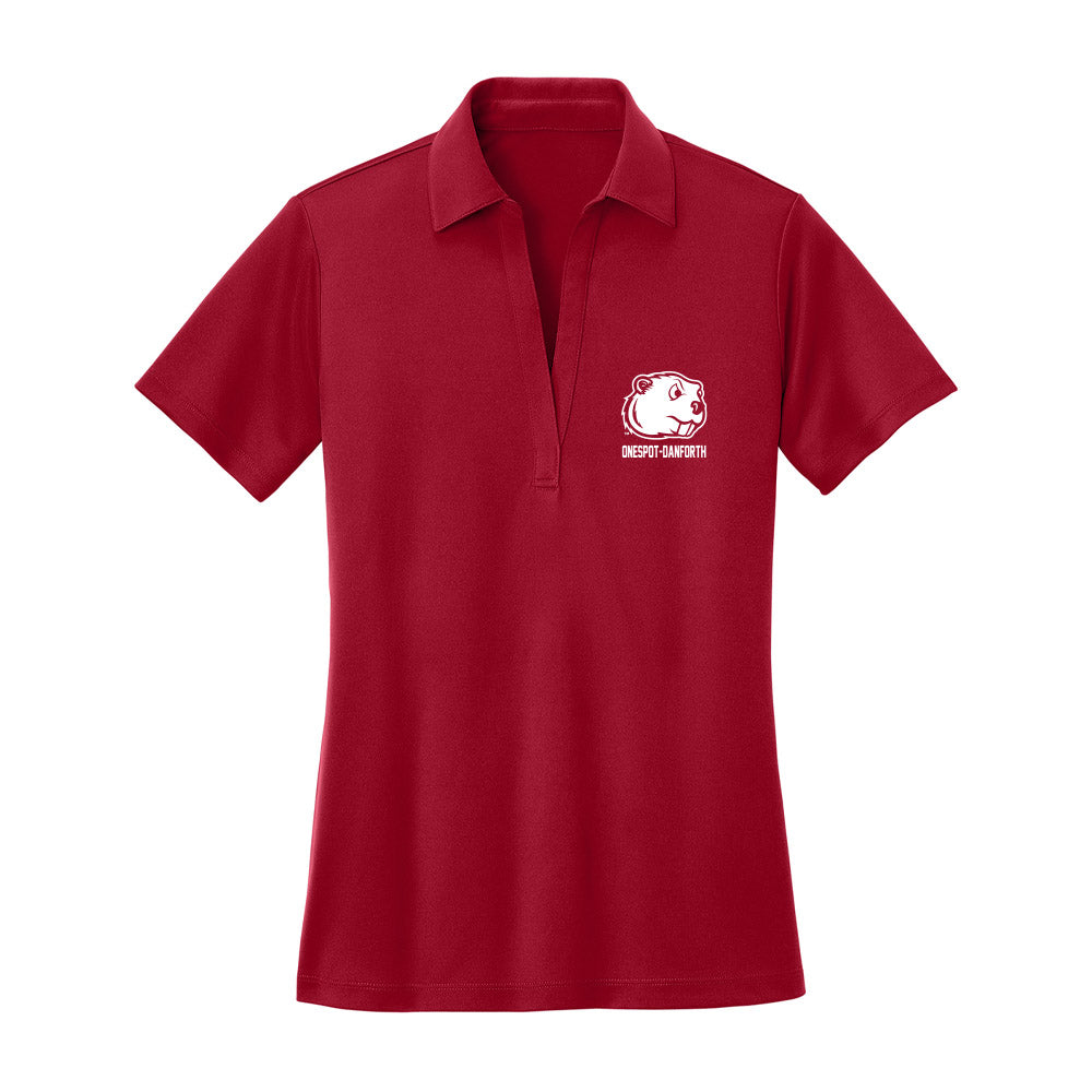 Minot State - NCAA Women's Volleyball : Katelyn Onespot-Danforth - Women's Activewear Polo Shirt-0